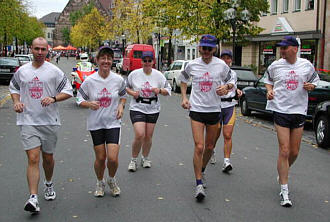 Halbmarathon-Laufgruppe